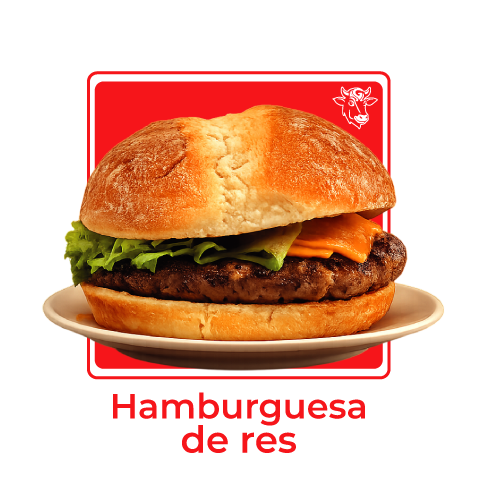 Hamburguesa de res premium